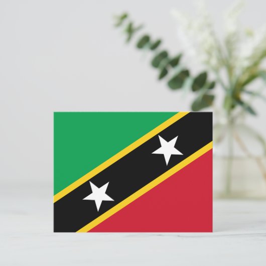 Postkarte St. Kitts und Nevis (Stehend Vorderseite)