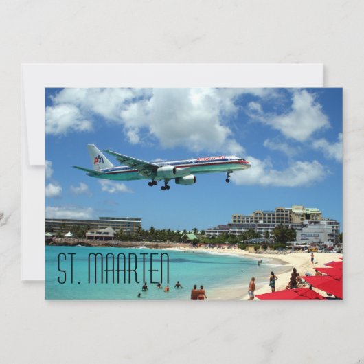 Postkarte St. Maarten (Vorderseite)