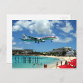 Postkarte St. Maarten (Vorne/Hinten)