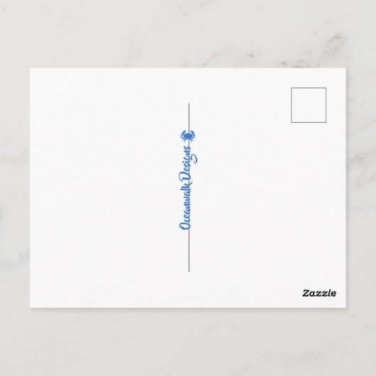 Postkarte St. Simons Island (Rückseite)