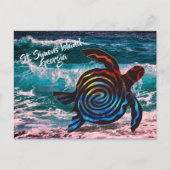 Postkarte St. Simons Island (Vorderseite)