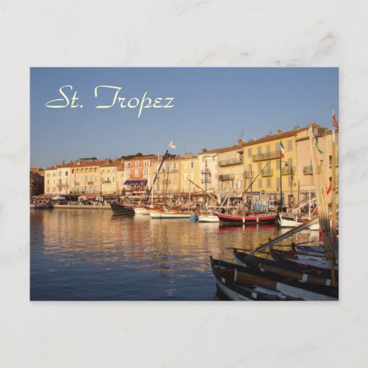 Postkarte St. Tropez (Vorderseite)