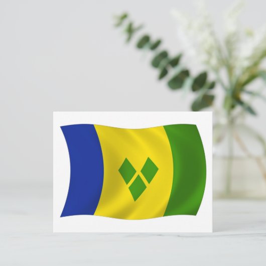 Postkarte St. Vincent Grenadines (Stehend Vorderseite)