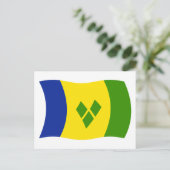 Postkarte St. Vincent Grenadines (Stehend Vorderseite)