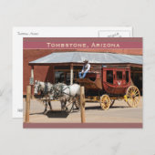 Postkarte: Stagecoach - Fahrt #1 Postkarte (Vorne/Hinten)