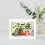 Postkarte "Standlife Watercolor" (Stehend Vorderseite)