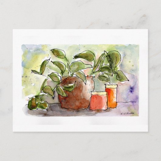 Postkarte "Standlife Watercolor" (Vorderseite)