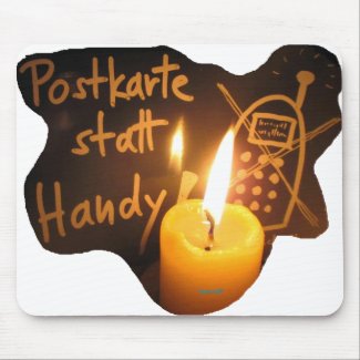 Postkarte statt Handy! - Mousepad