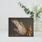 Postkarte "Steampunk Fairy" (Stehend Vorderseite)