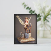 Postkarte "Steampunk Fairy" (Stehend Vorderseite)