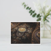 Postkarte: Steampunkgeere und Cogs Postkarte (Stehend Vorderseite)