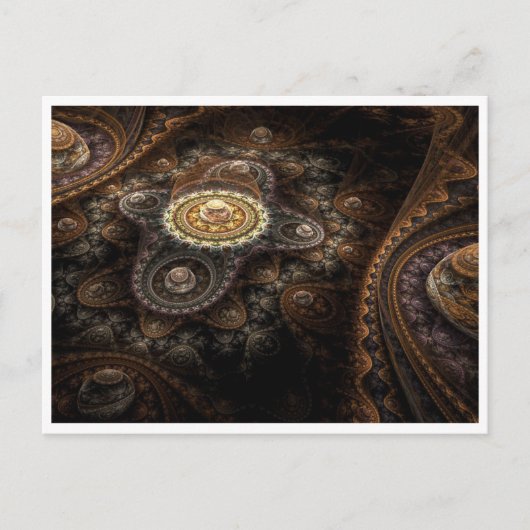 Postkarte: Steampunkgeere und Cogs Postkarte (Vorderseite)