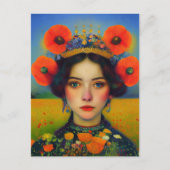 Postkarte stehend mit Ukraine (Vorderseite)