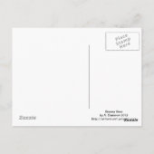 Postkarte Stormy Sees (Rückseite)