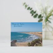Postkarte Strand Szene Gran Canaria (Stehend Vorderseite)