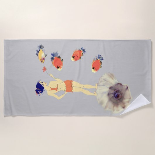 Postkarte Strandtuch (Vorderseite)