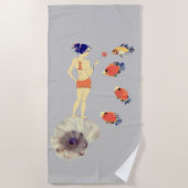 Postkarte Strandtuch (Vorderseite)