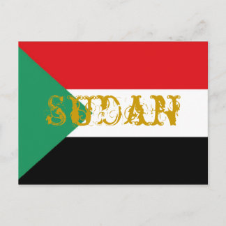 Postkarte Sudan