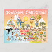 Postkarte Südkalifornien (Vorderseite)