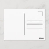 Postkarte Südwestliche Coyote und Mondwüste (Rückseite)