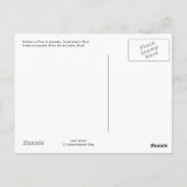 Postkarte "Sunset at Arpoador, Rio de Janeiro" (Rückseite)