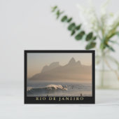 Postkarte "Sunset at Arpoador, Rio de Janeiro" (Stehend Vorderseite)