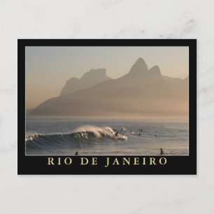 Postkarte "Sunset at Arpoador, Rio de Janeiro"