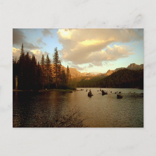 Postkarte "Sunset Lake" (Vorderseite)