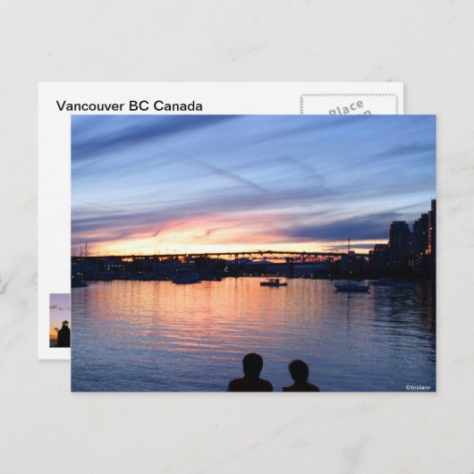 Postkarte "Sunset View" (Vorne/Hinten)