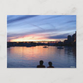 Postkarte "Sunset View" (Vorderseite)