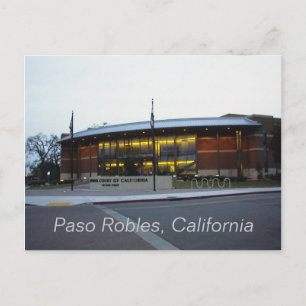 Postkarte: Superior Court, Paso Robles, Kalifornie Postkarte