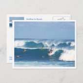 POSTKARTE, "SURFEN IN KAUAI" POSTKARTE (Vorne/Hinten)