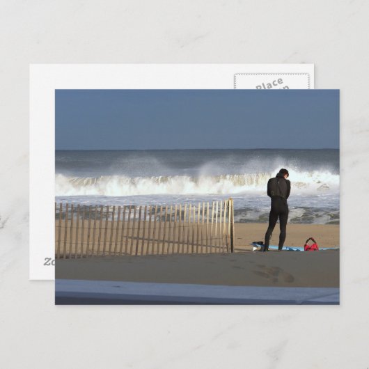 Postkarte "Surf's Up" (Vorne/Hinten)