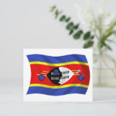 Postkarte "Swasiland Flag" (Stehend Vorderseite)