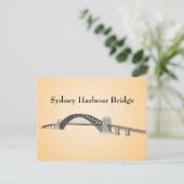 Postkarte: Sydney Harbour Bridge Postkarte (Stehend Vorderseite)