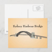 Postkarte: Sydney Harbour Bridge Postkarte (Vorne/Hinten)