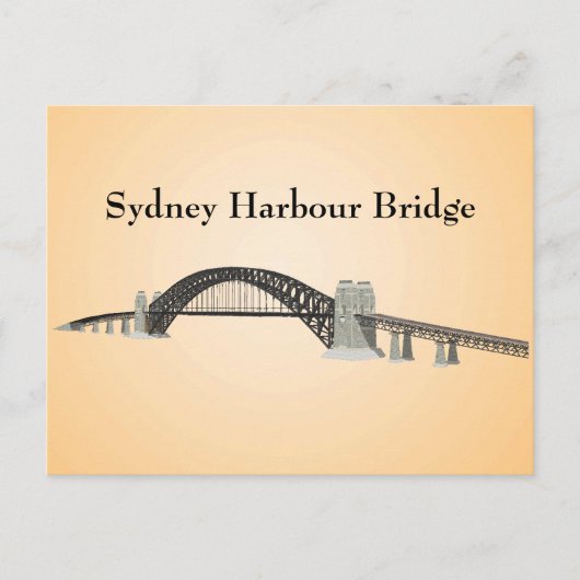 Postkarte: Sydney Harbour Bridge Postkarte (Vorderseite)