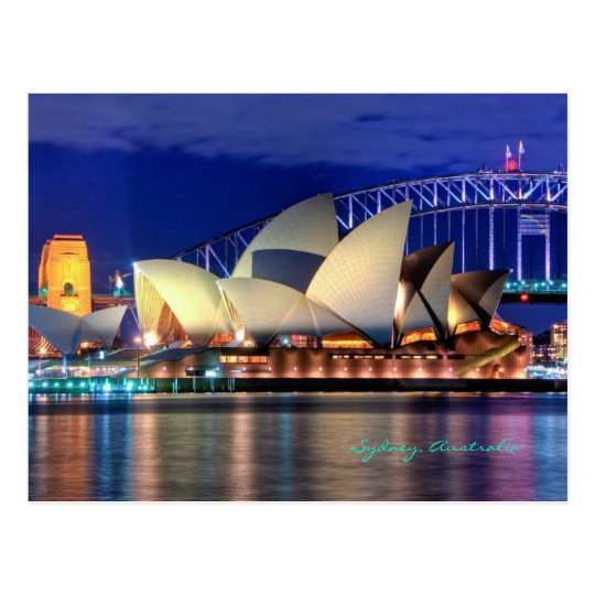 Postkarte Sydneys Australien Zazzle De