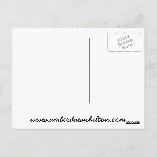 Postkarte T-Rex Rock Band (Rückseite)