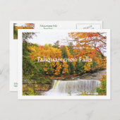 POSTKARTE, TAHQUAMENON FALLT /FALL FARBE POSTKARTE (Vorne/Hinten)