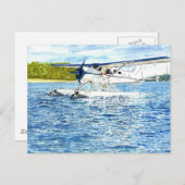 Postkarte "Tanking Up" (Vorne/Hinten)