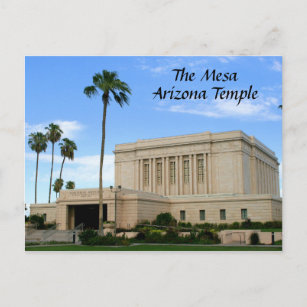 Postkarte - Tempel MESAs Arizona