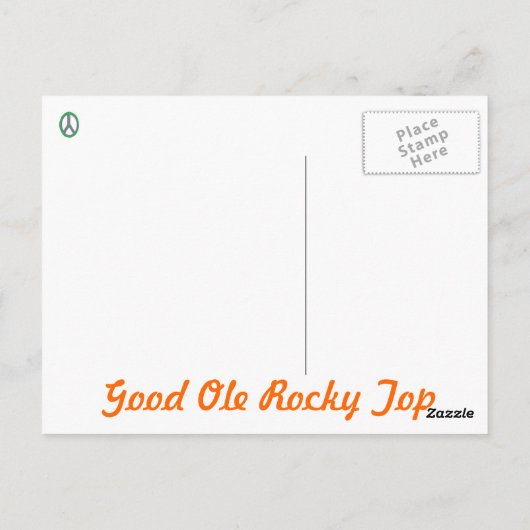 Postkarte Tennessee (Rückseite)