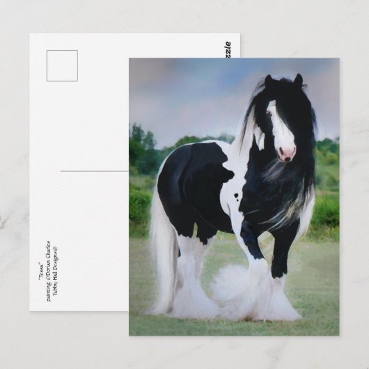 Postkarte "Tessa" (Vorne/Hinten)