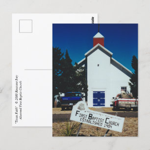 Postkarte "Texas Faith"