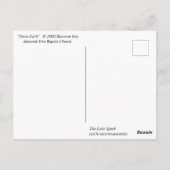 Postkarte "Texas Faith" (Rückseite)