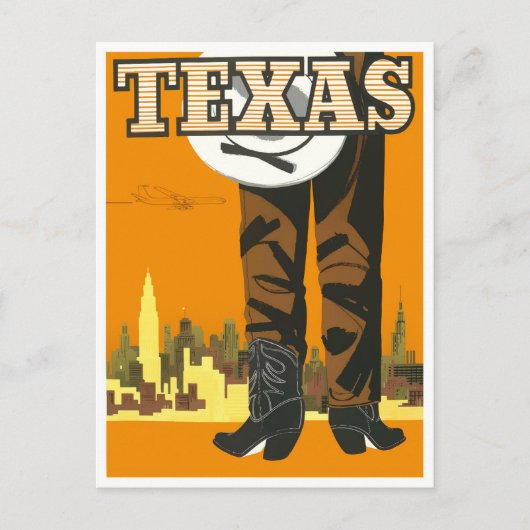 Postkarte Texas Vintage (Vorderseite)