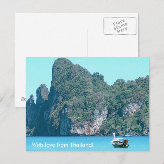 Postkarte Thailand (Vorne/Hinten)
