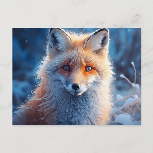 Postkarte The Agile Fox (Vorderseite)