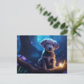 Postkarte The Best Four-Legged Friend (Stehend Vorderseite)